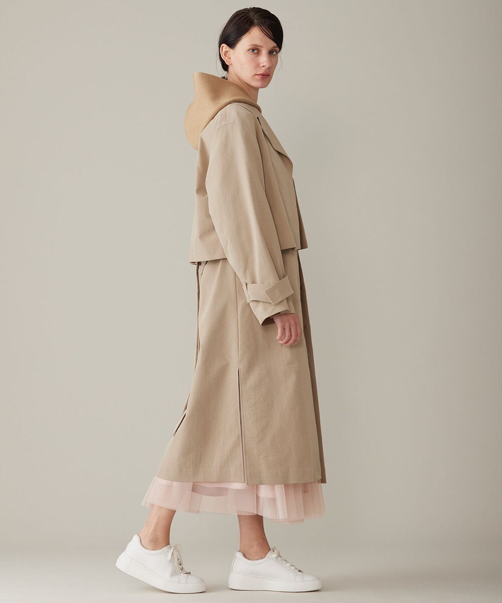 自由区 【洗える】4WAYトレンチ コート 