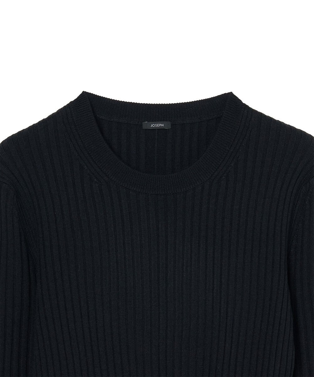 JOSEPH 【洗える】シルクブレンド　ラウンドネックニット 