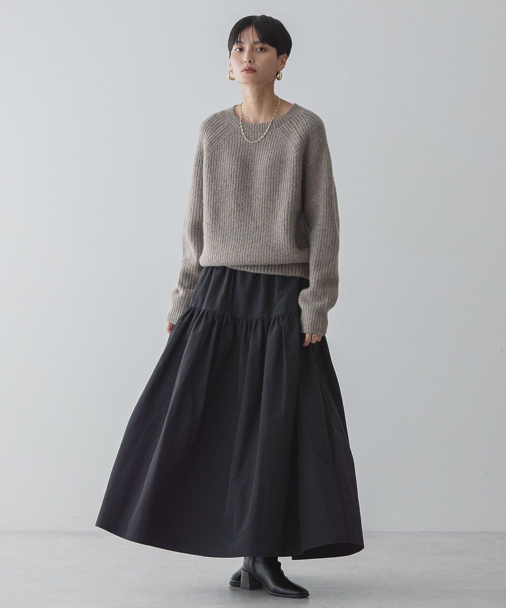 AMERICAN HOLIC Ｍｉｘヤーンラグランニットプルオーバー 