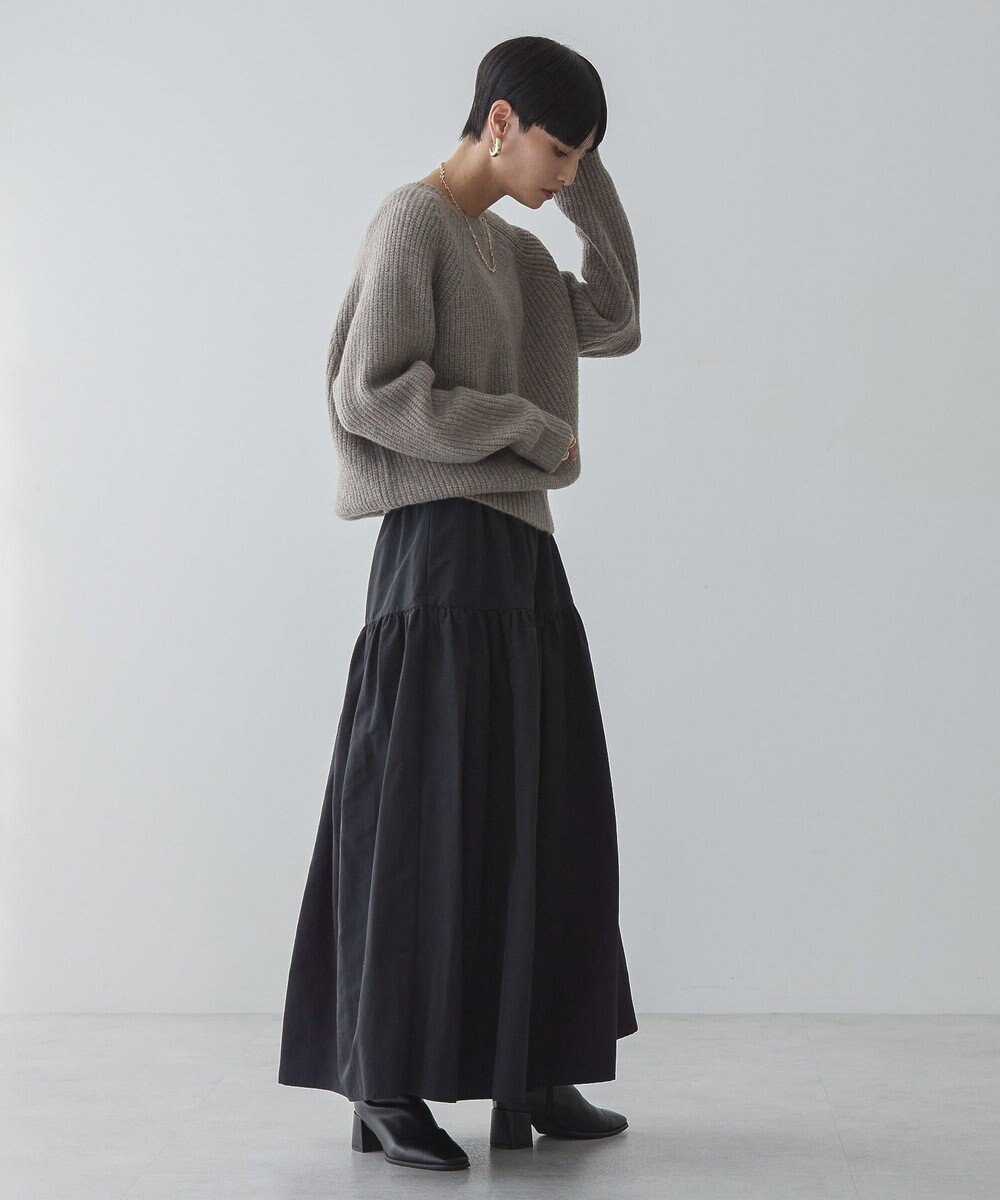 AMERICAN HOLIC Ｍｉｘヤーンラグランニットプルオーバー 