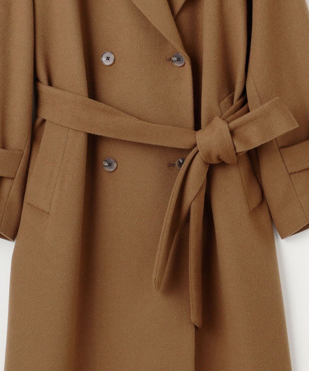 自由区 L 【SHIHOさん着用】Super100sライトビーバーロング コート 