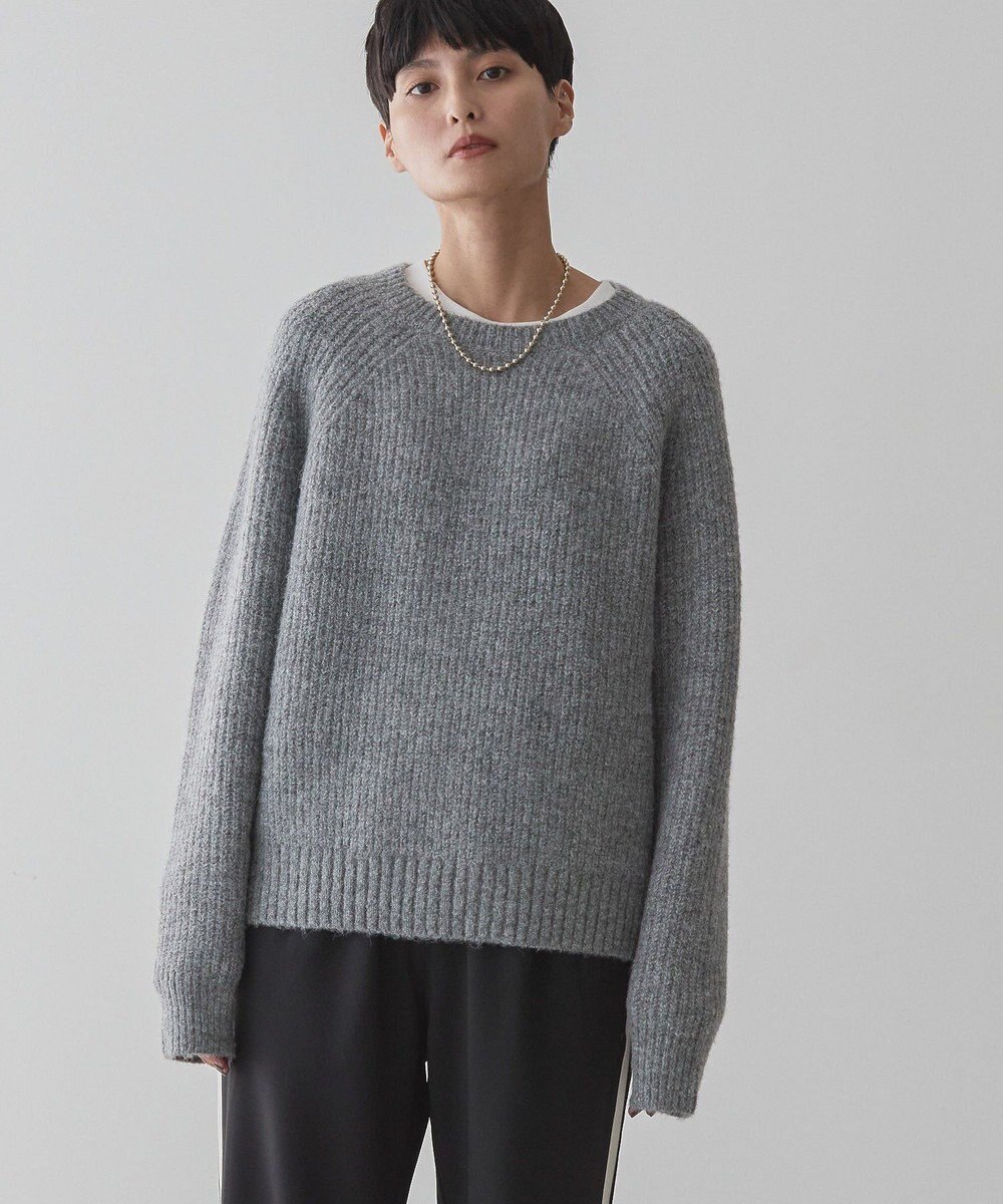 AMERICAN HOLIC Ｍｉｘヤーンラグランニットプルオーバー 