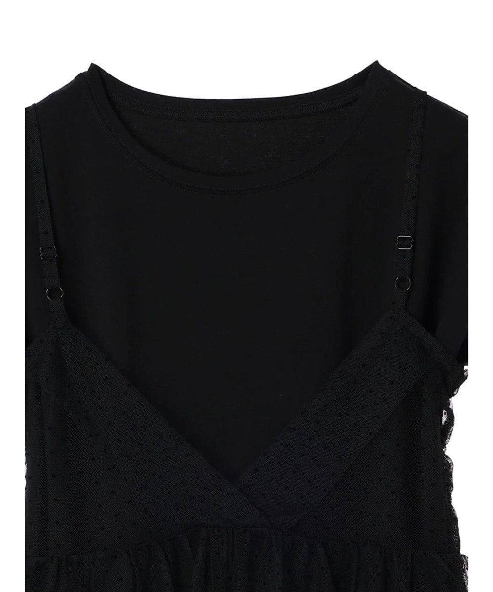 YECCA VECCA 【2点SET】マルチwayチュールオーバーキャミSET/Tee 