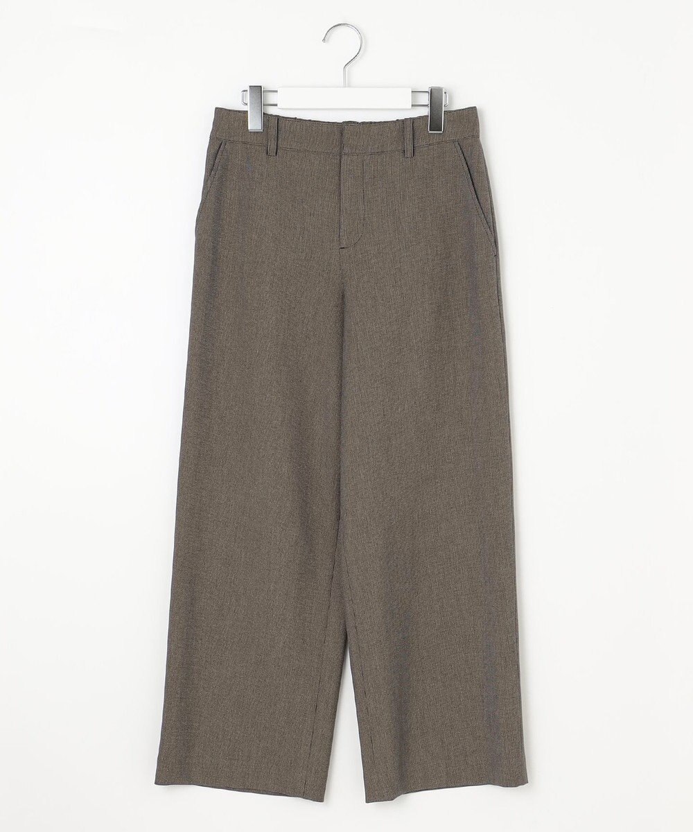 J.PRESS LADIES 【WEB限定カラーあり】T/Rアルガンシルク ワイド パンツ 