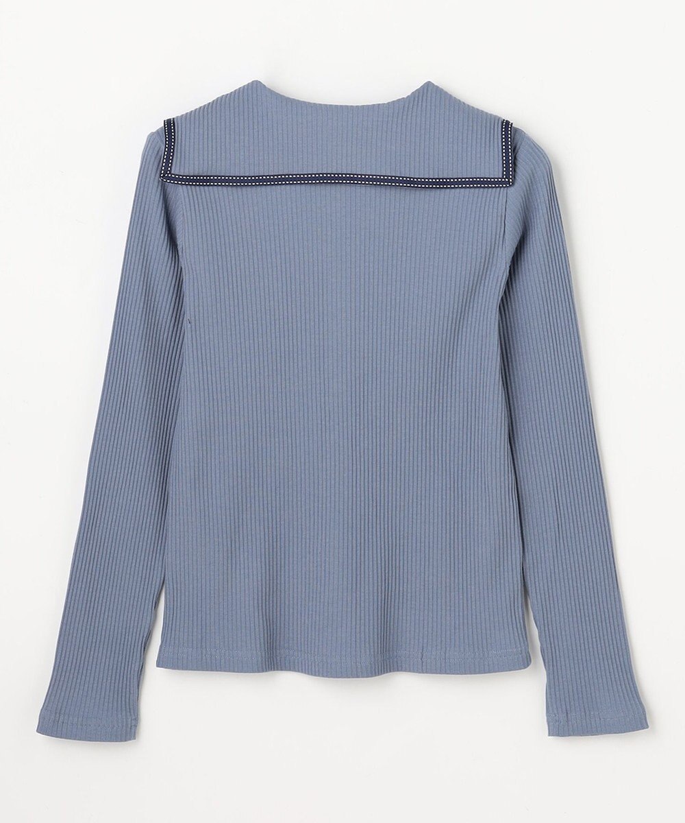 組曲 KIDS 【150-160㎝】セーラーカラー リブトップス 