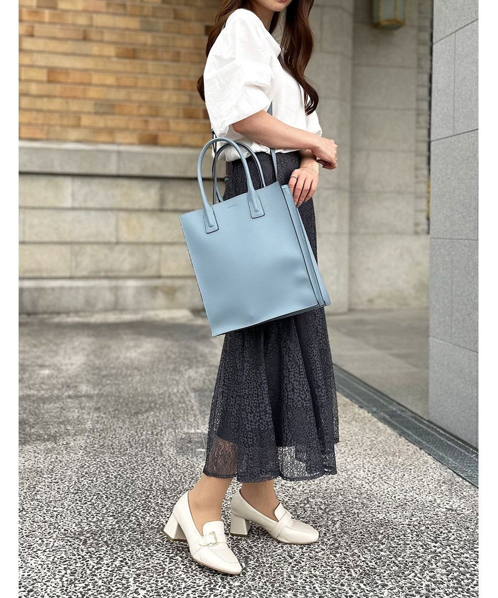 LA BAGAGERIE 【MONICA】アコーディオンスクエアトートM 