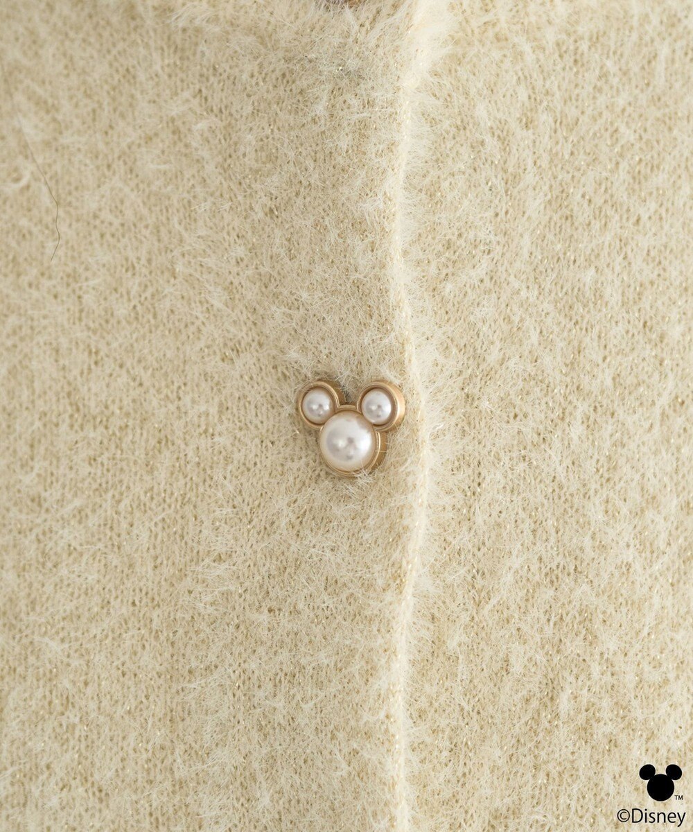 earth music&ecology 【予約】Disney/ポイントミッキーラメシャギーカーデ 