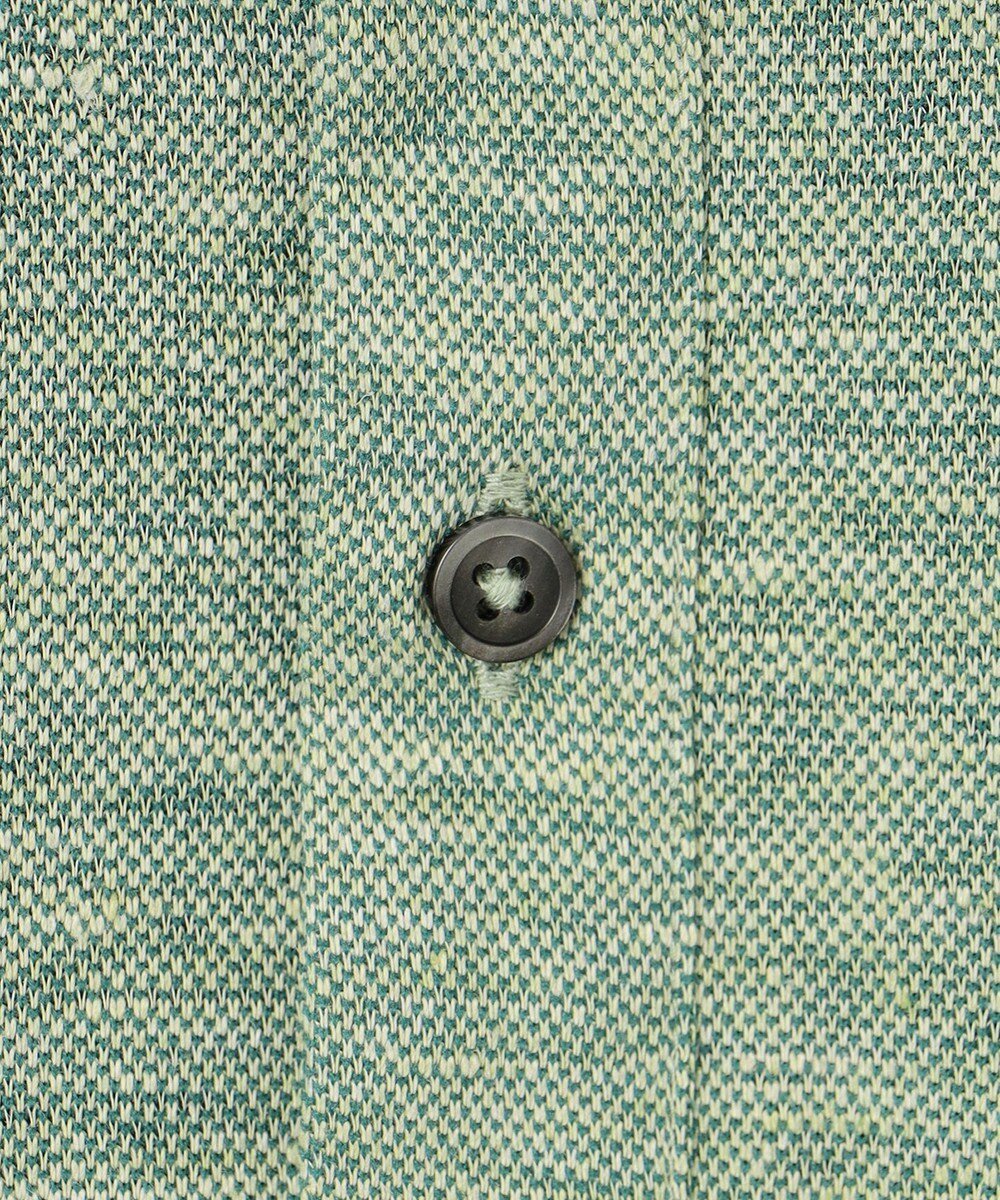 JOSEPH ABBOUD 【吸水速乾】リネンハニカム ポロシャツ(リーフ柄） 