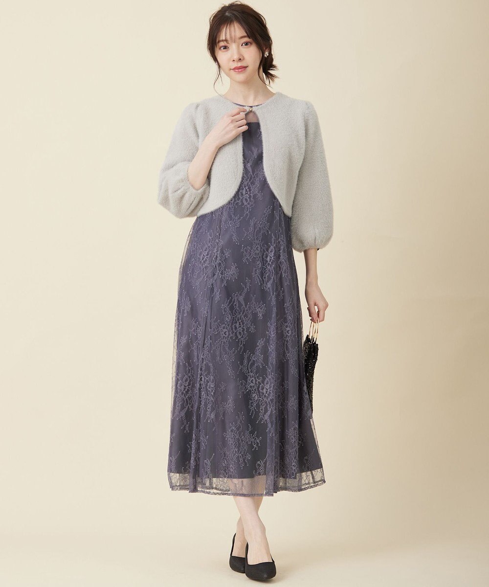 ANY SIS 【Lily Calin】クラシックナローレース ドレス 