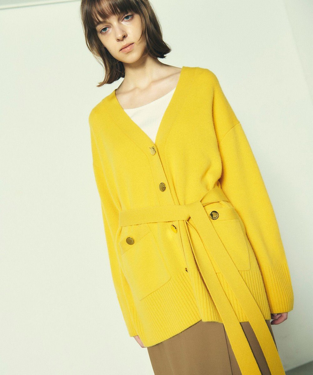 GRACE CONTINENTAL メリノウールニットカーディガン 