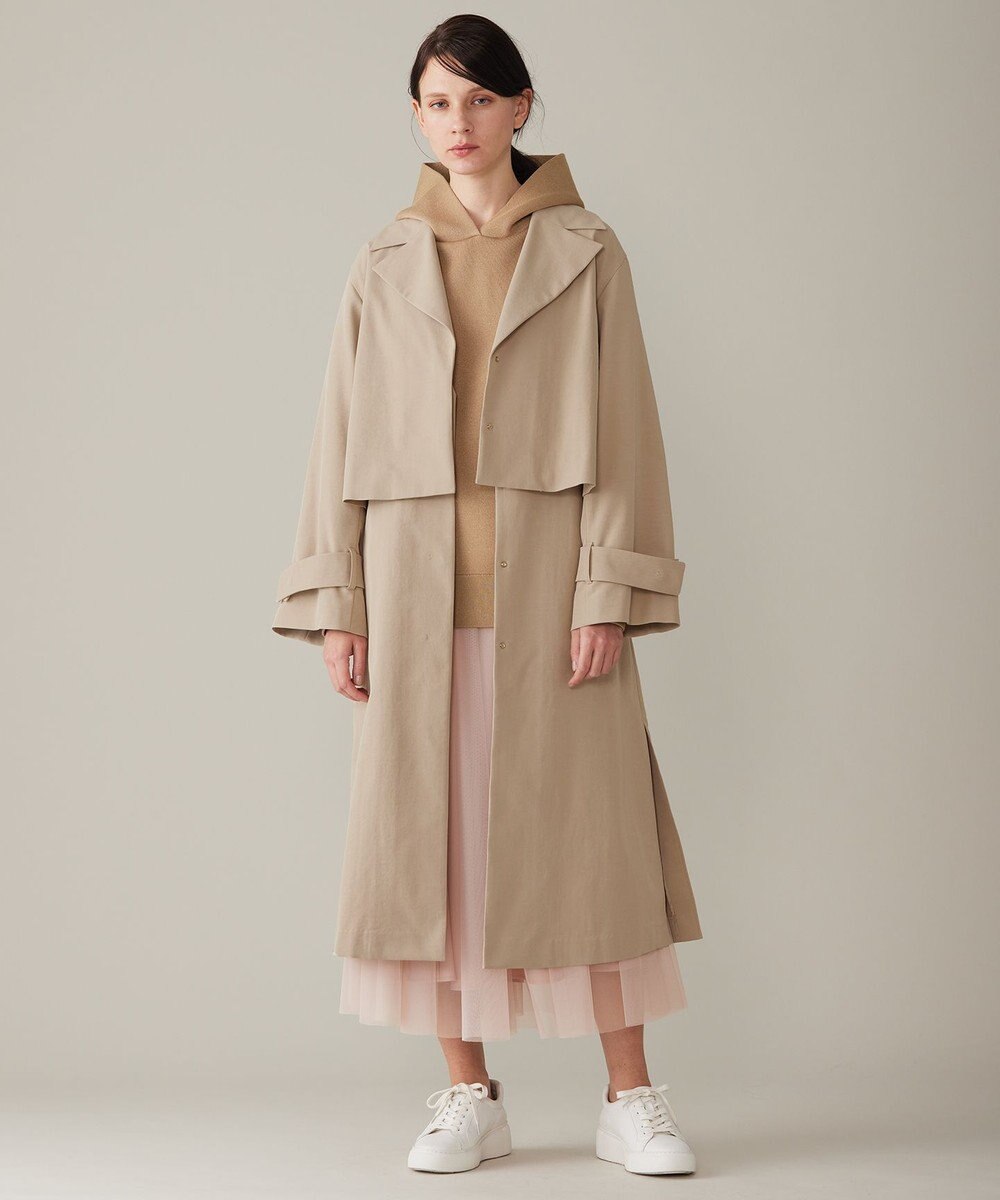 自由区 【洗える】4WAYトレンチ コート 