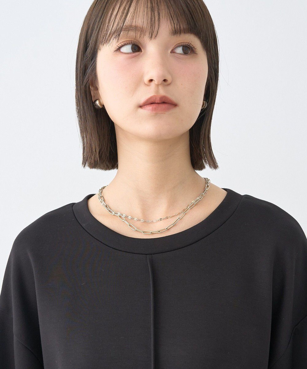 earth music&ecology フリルヘムドッキングプルオーバー 