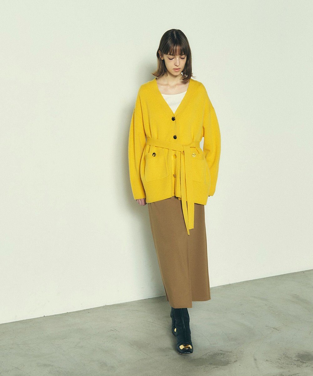 GRACE CONTINENTAL メリノウールニットカーディガン 