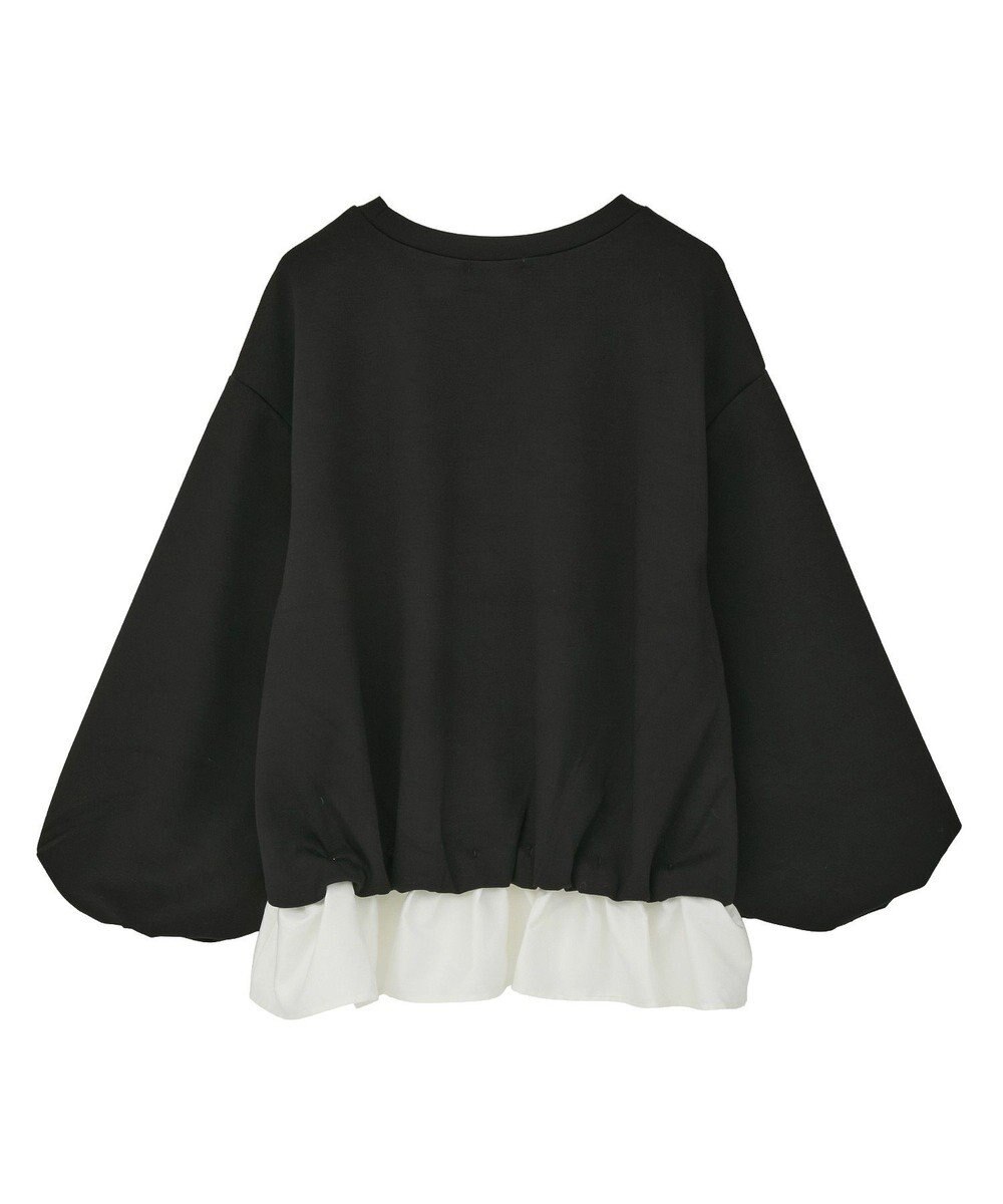 earth music&ecology フリルヘムドッキングプルオーバー 