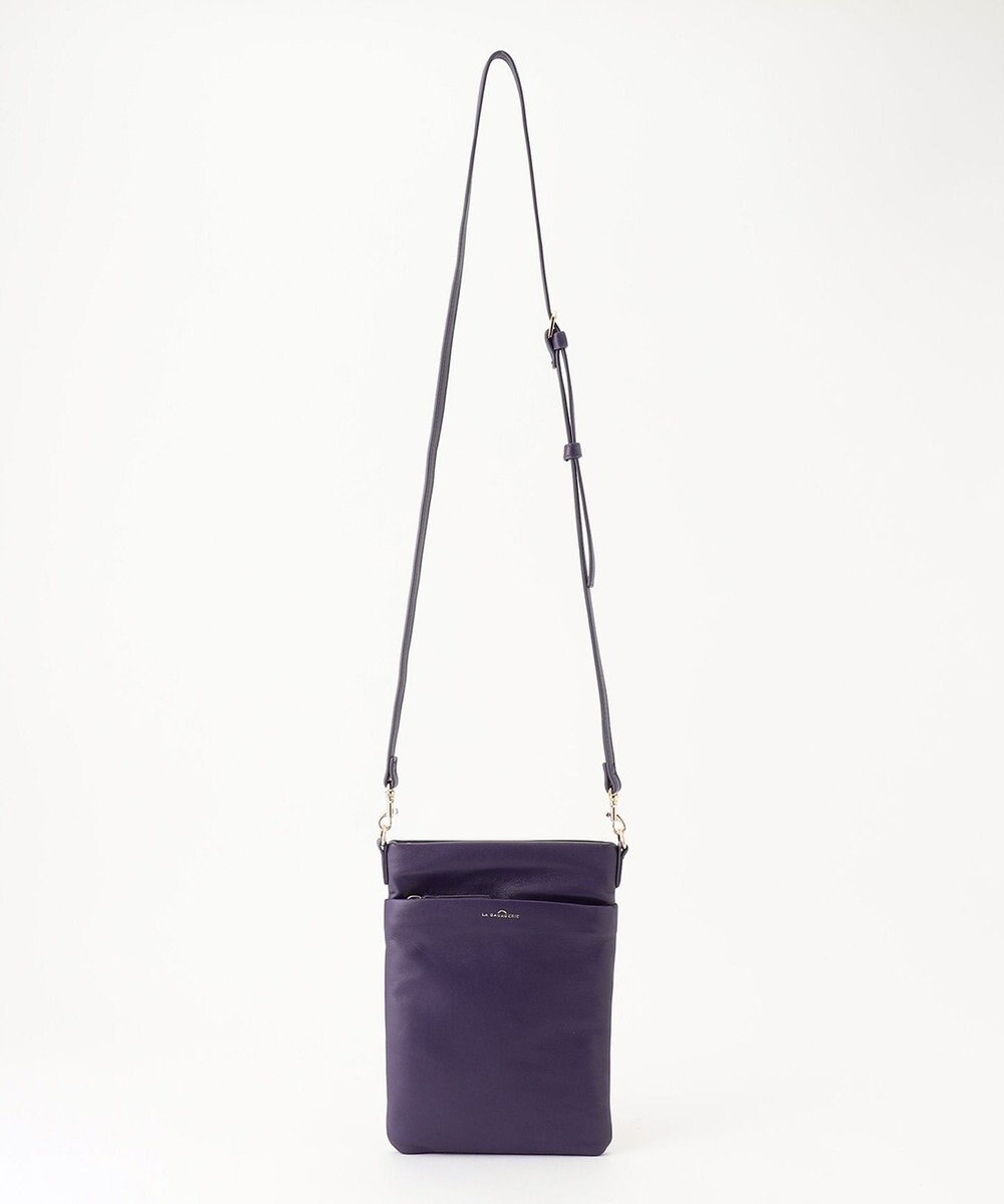 LA BAGAGERIE シープレザー　スクエアポシェット 