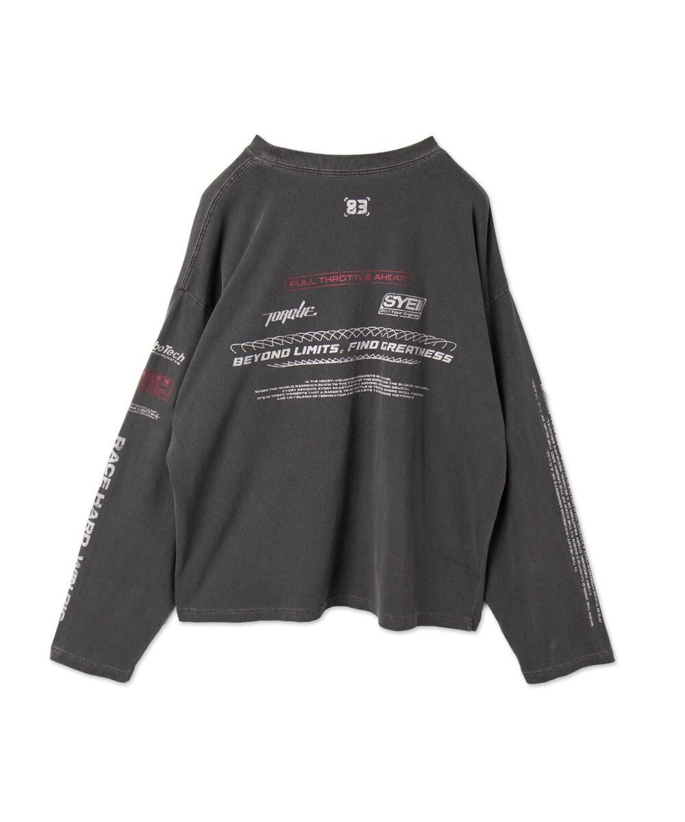 WEGO ピグメントスリーブロゴT（LS） 