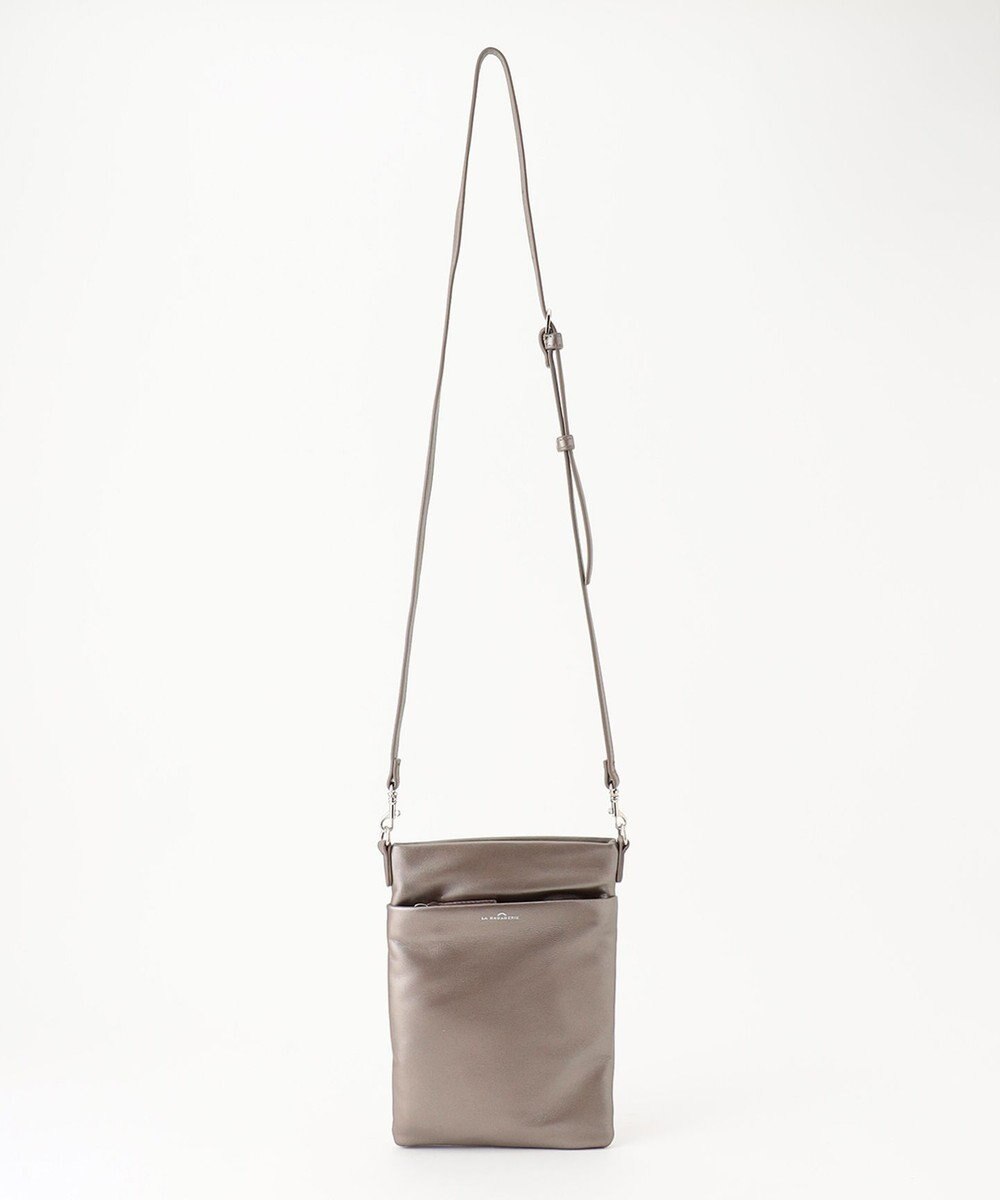 LA BAGAGERIE シープレザー　スクエアポシェット 