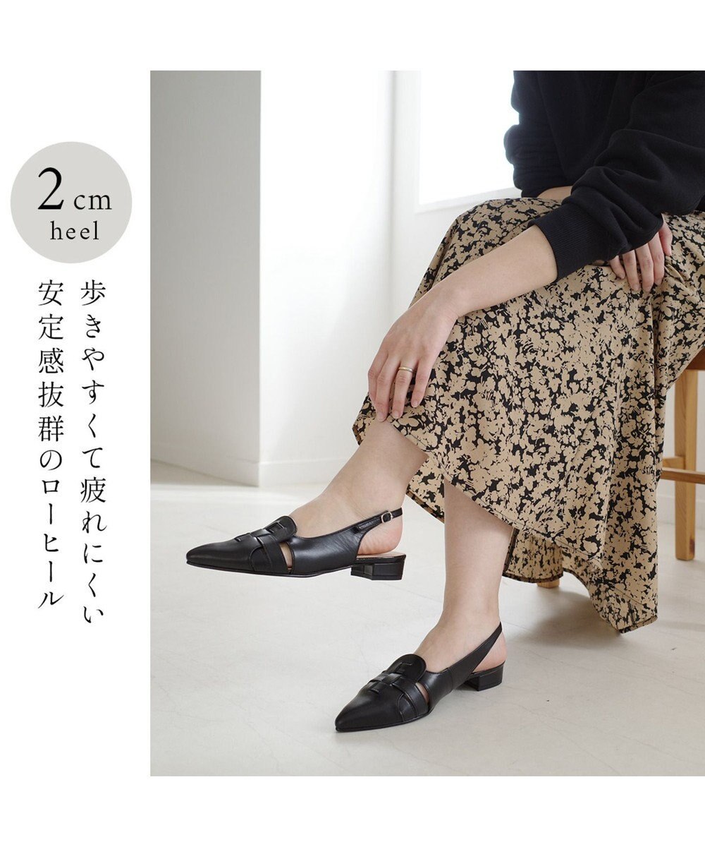 Pointer 日本製 本革グルカ風ミュール 