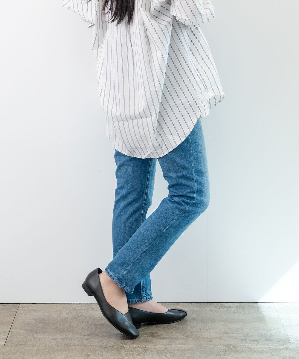 caqu FS relaxpencil Ⅱ 腰回りユッタリ テーパードデニム 