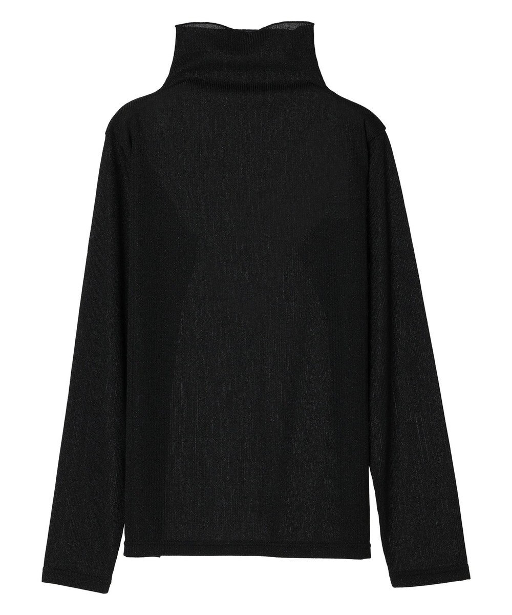 Green Parks ラメリブタートルカットソー 