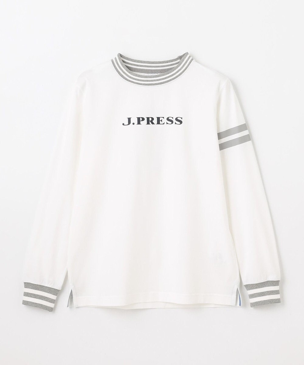 J.PRESS KIDS 【140-170cm】リブライン ロゴカットソー 