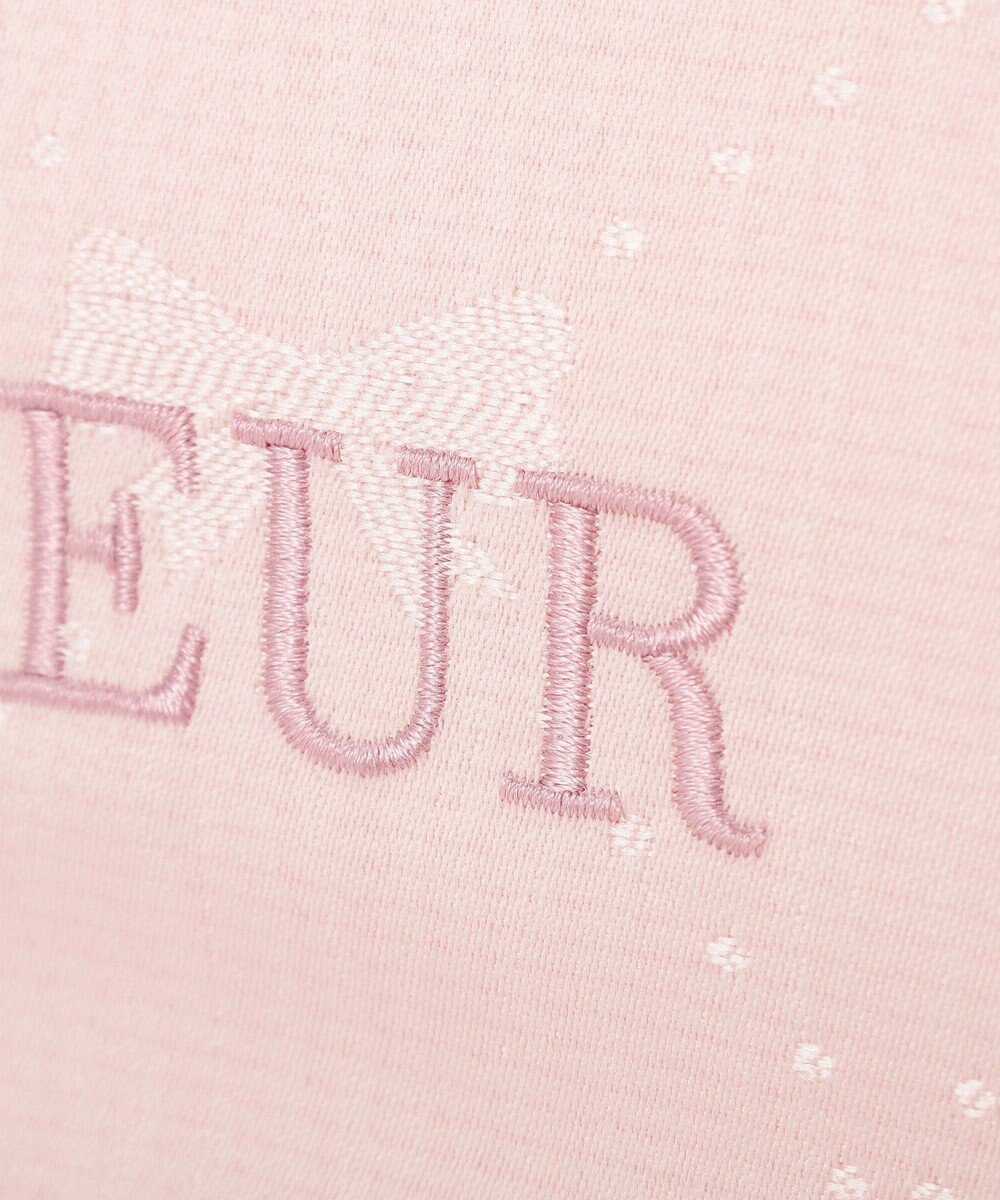 Maison de FLEUR リボンジャカードスクエアトートバッグ 