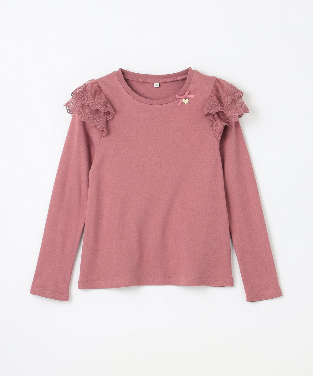 ANY KIDS 袖 レース ガーリー Ｔシャツ 