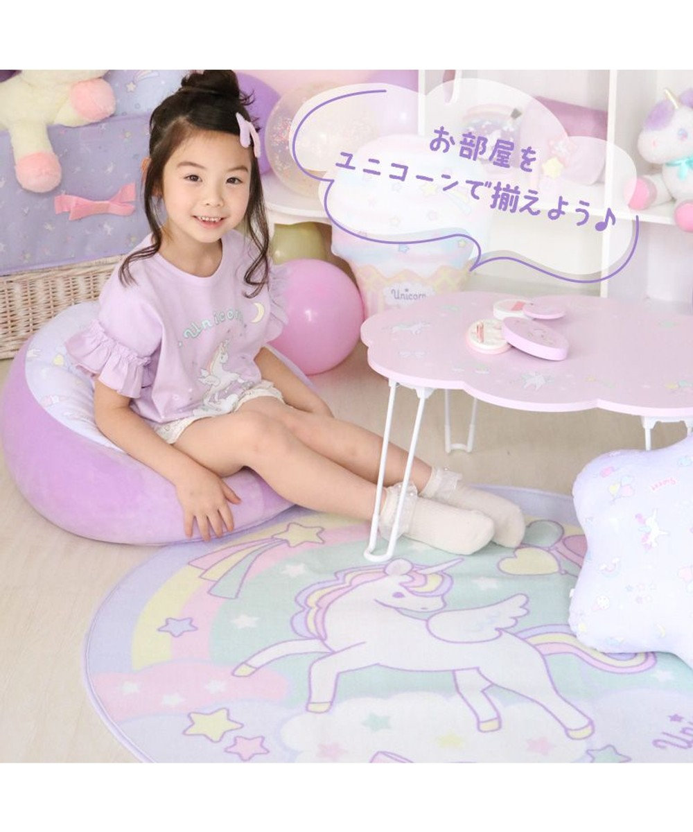 Mother garden マザーガーデン ユニコーン ラグマット 円形 90cm 