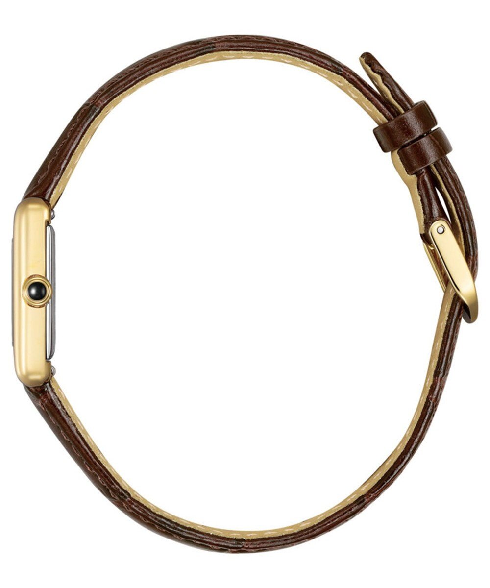 CITIZEN 【クラシカルなスクエアケース】イエローゴールドが華やかな腕時計 EG2797-13A 