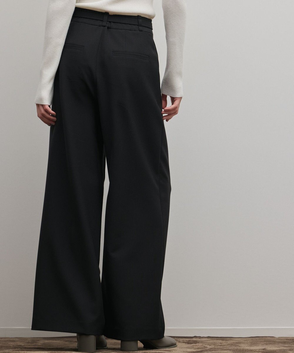 GRACE CONTINENTAL ダブルクロスワイドパンツ 