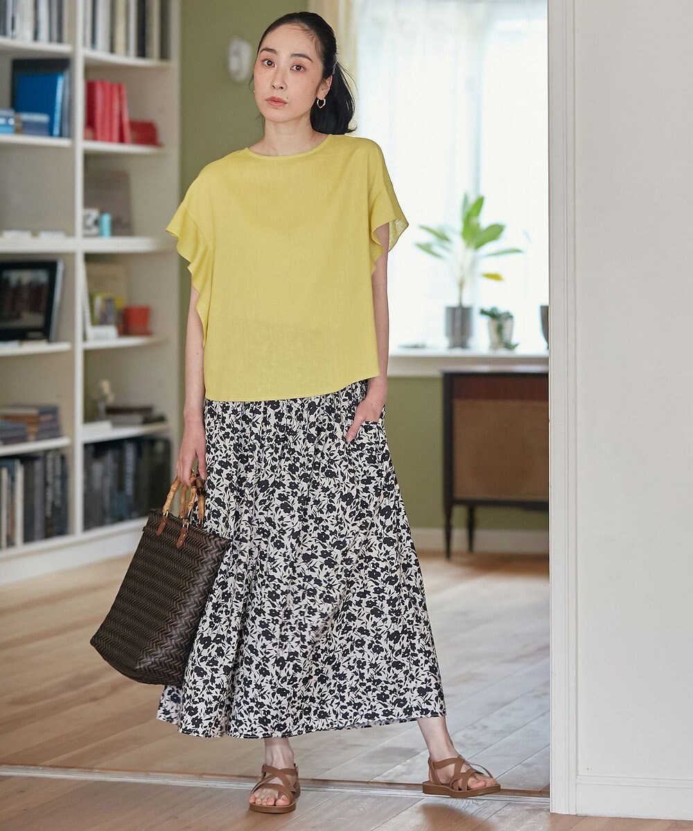 ANY 【洗濯機可能・ウエストゴム】リラックススカーチョ 