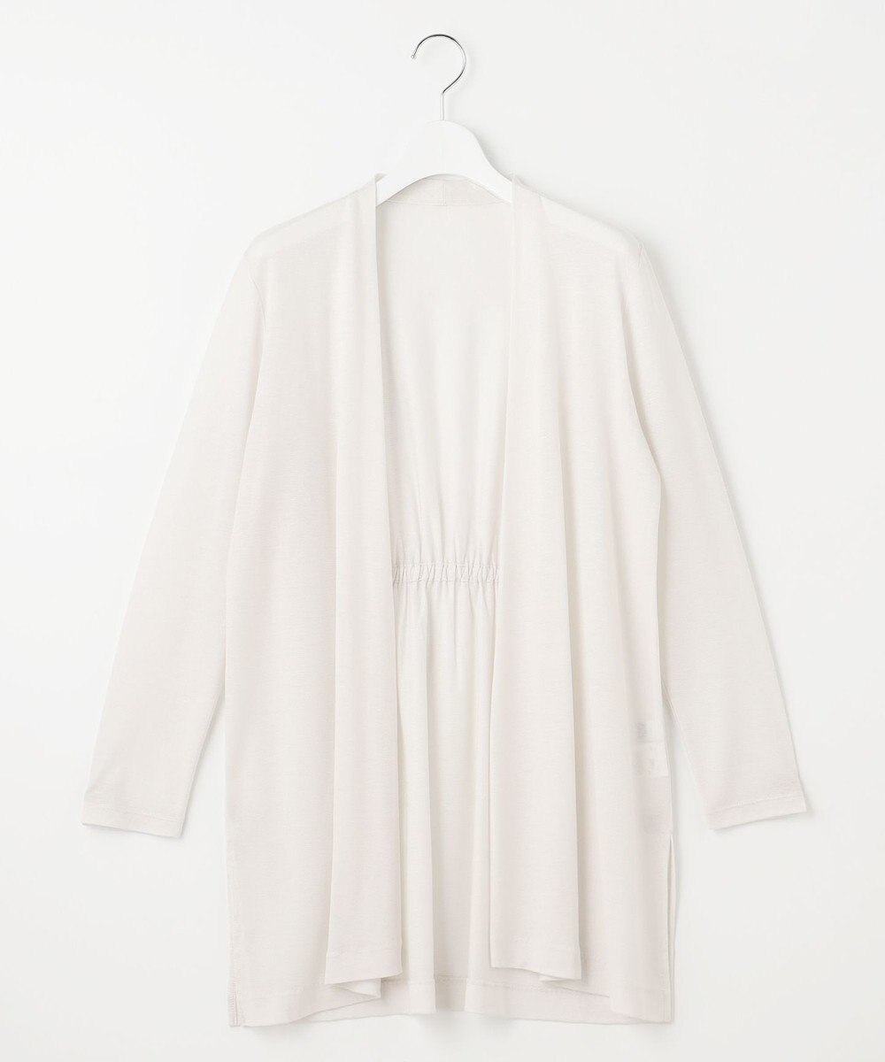 J.PRESS LADIES セルロースジャージー ロング カーディガン 