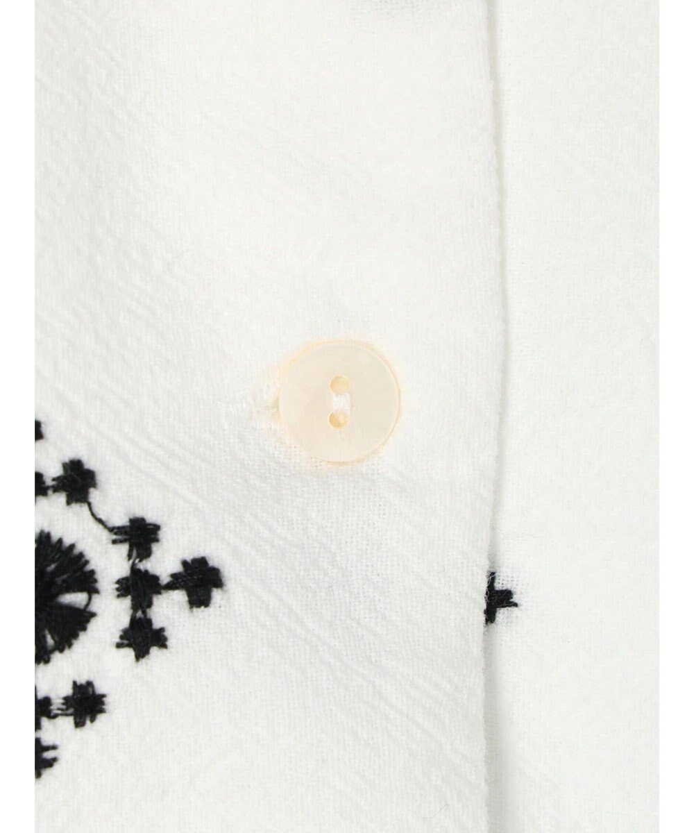 CRAFT STANDARD BOUTIQUE パネル刺繍開襟シャツ 