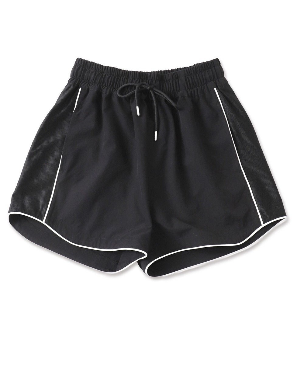 WEGO 【ウエストゴム】パイピングラインショートパンツ 