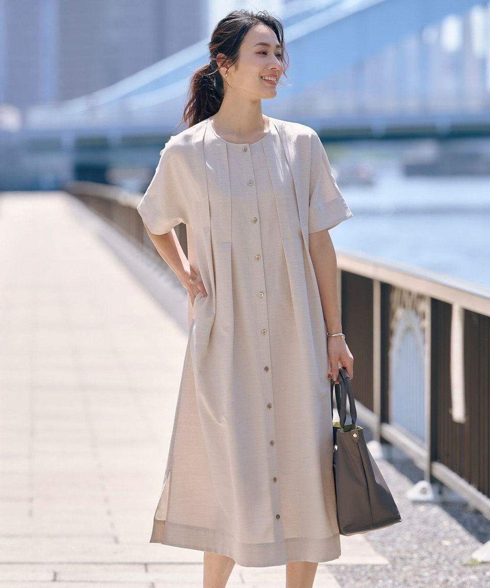 J.PRESS LADIES L 【洗える・接触冷感】ライトタンブラー ワンピース 