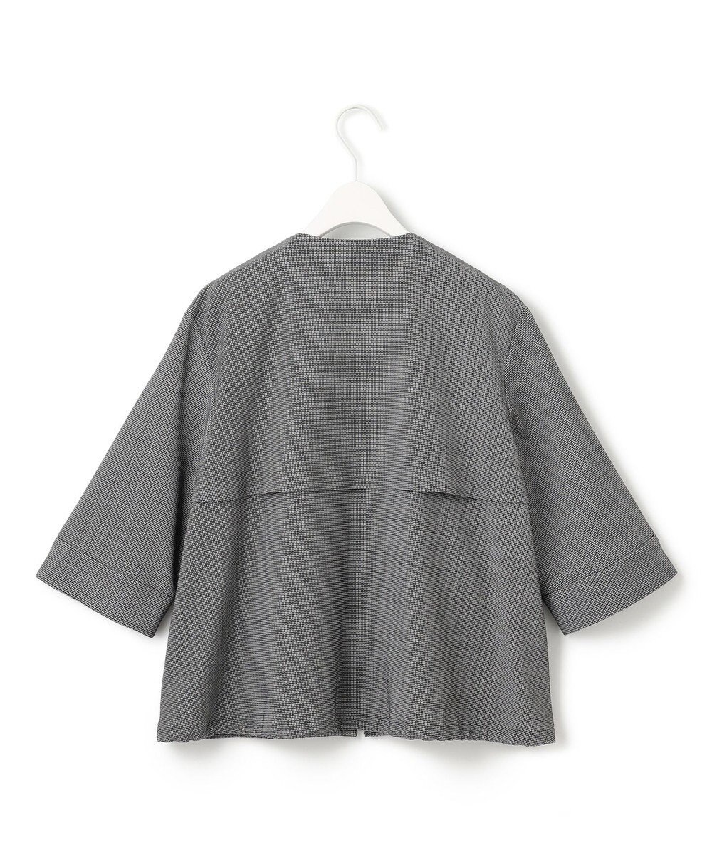 ICB L 【UVカット・洗える】ウール2WAYストレッチ ノーカラーブルゾン 