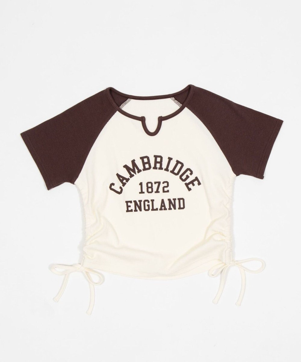 WEGO キーネックサイドレースアップちびT 