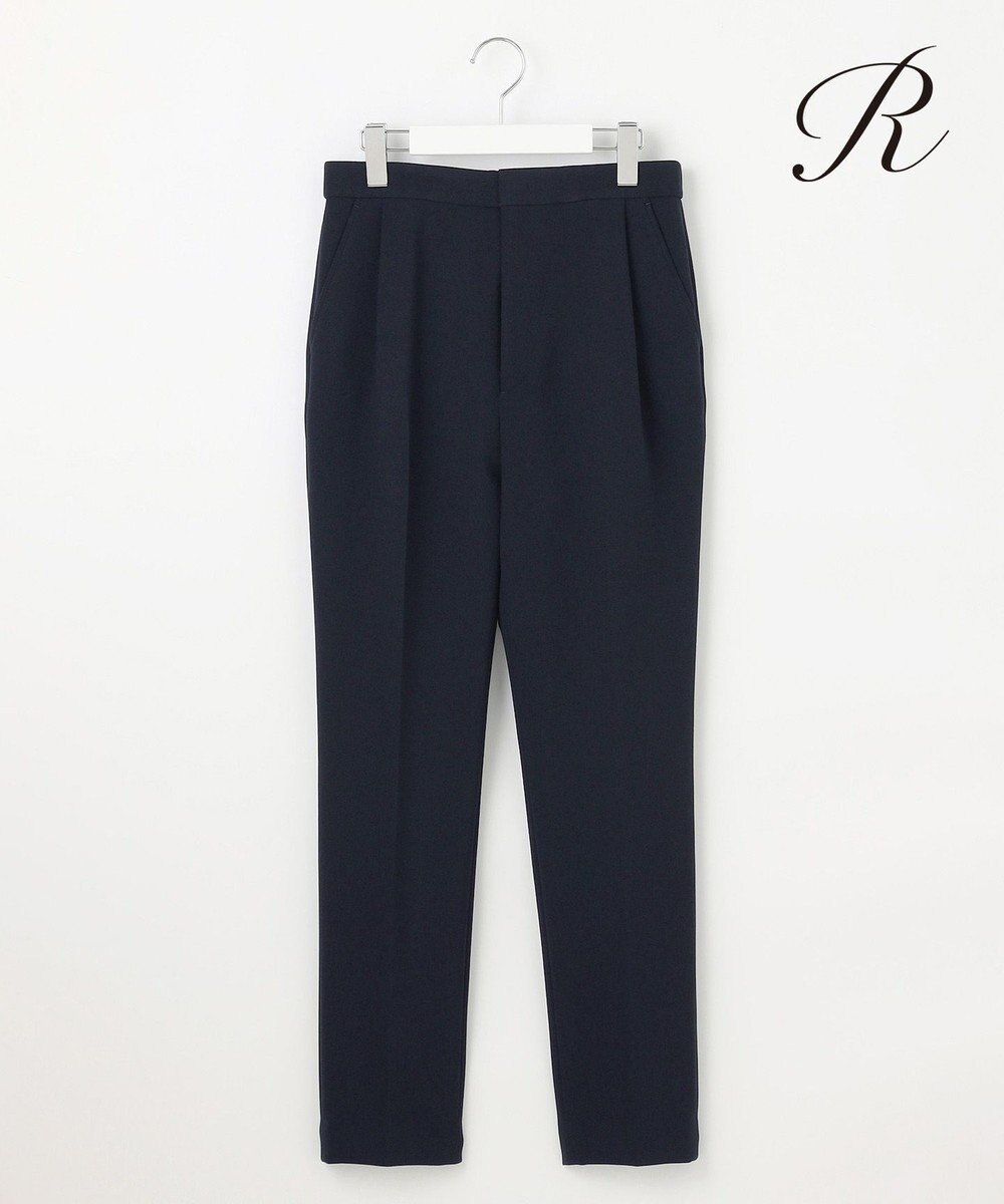 23区 【R(アール)】ダブルクロス テーパードシルエット パンツ 