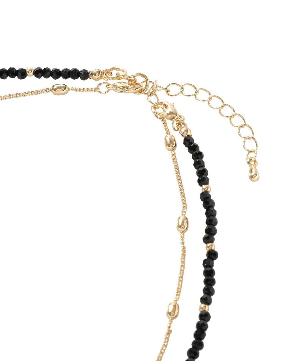 Green Parks カットガラス２連ネックレス 