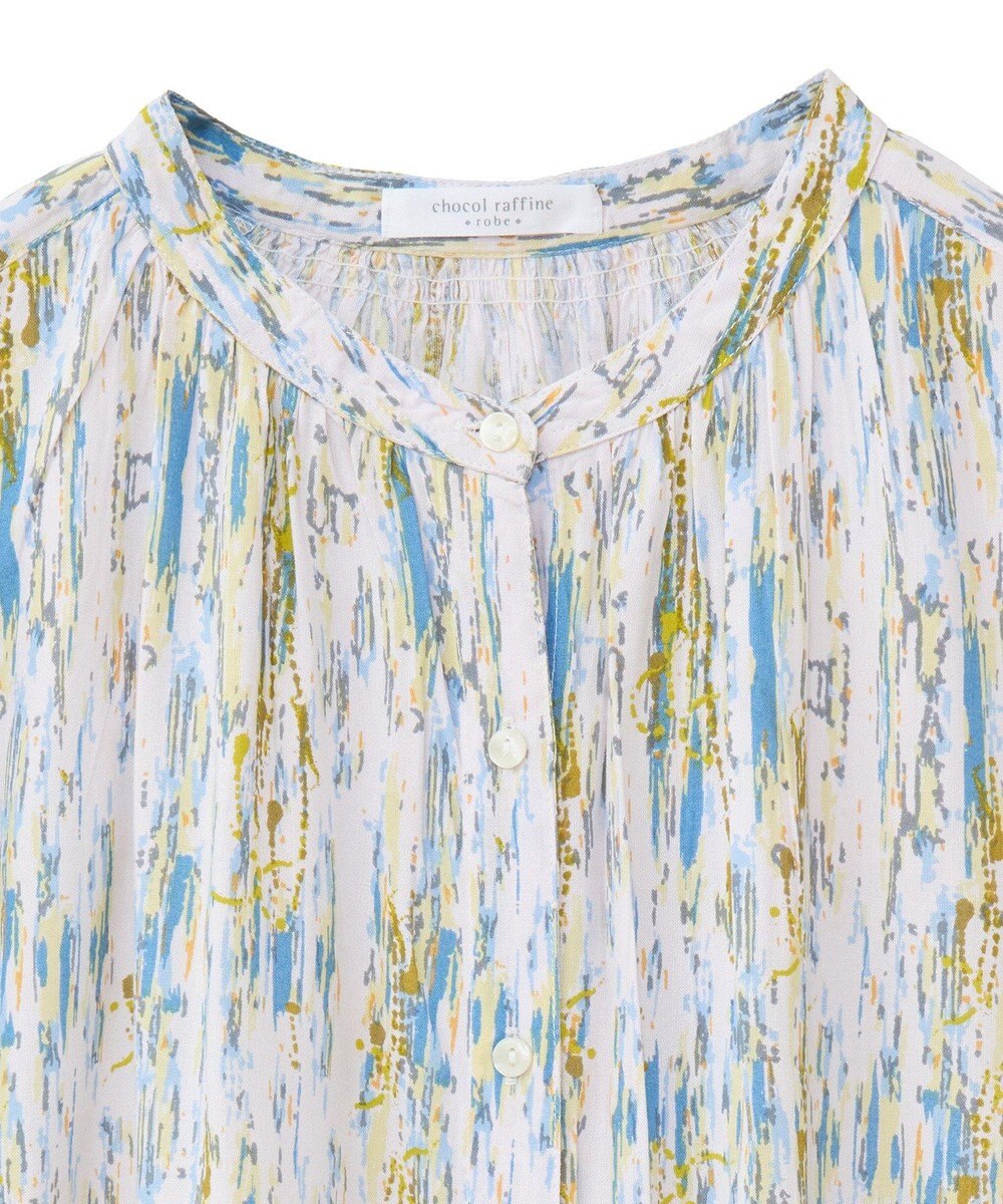 Green Parks Ｉ　アソート柄さらっとレーヨンブラウス 