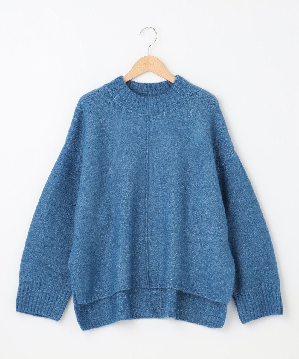 SHARE PARK LADIES スフレヤーンモックネックニット 