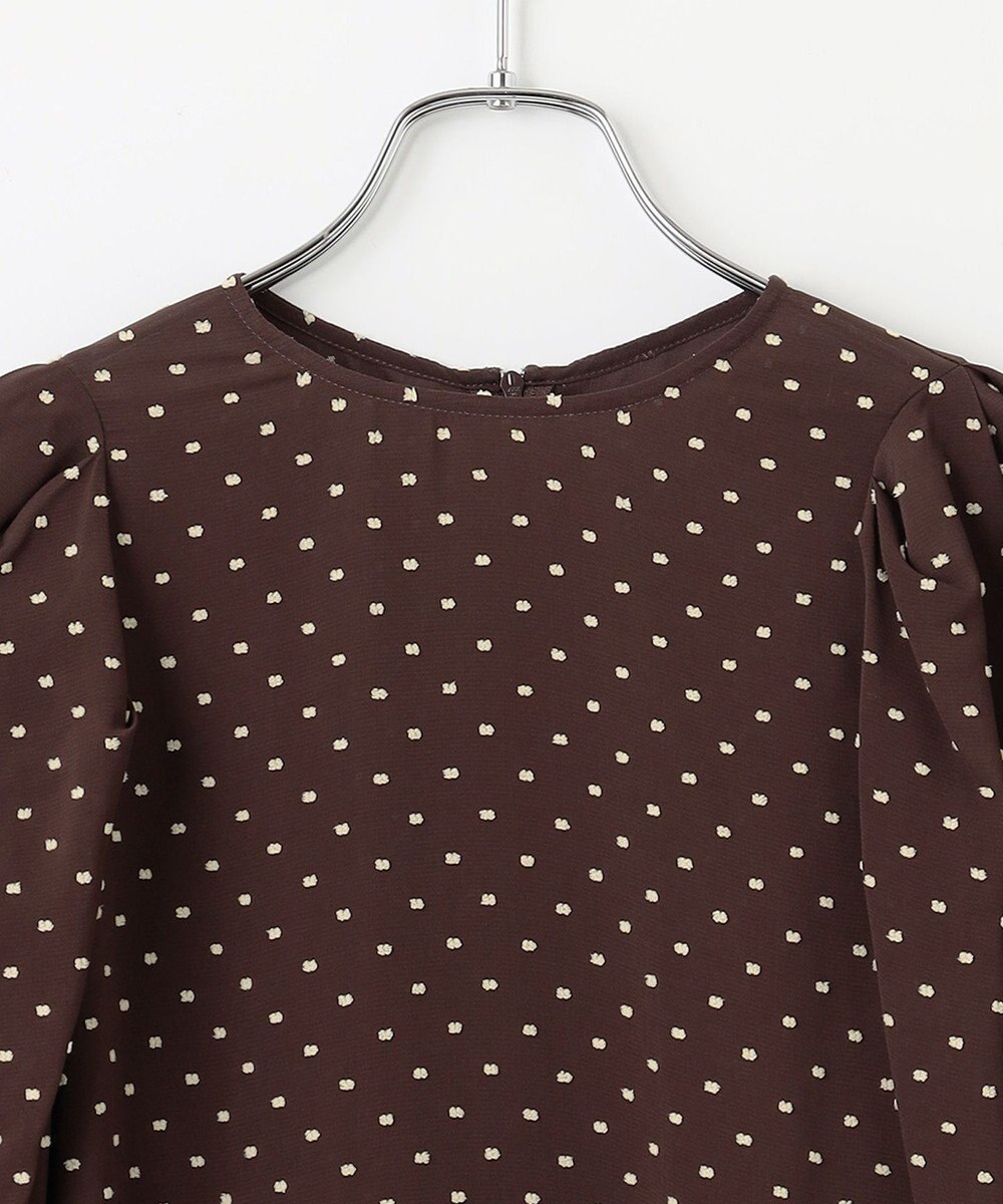 #Newans シアーパフスリーブブラウス 