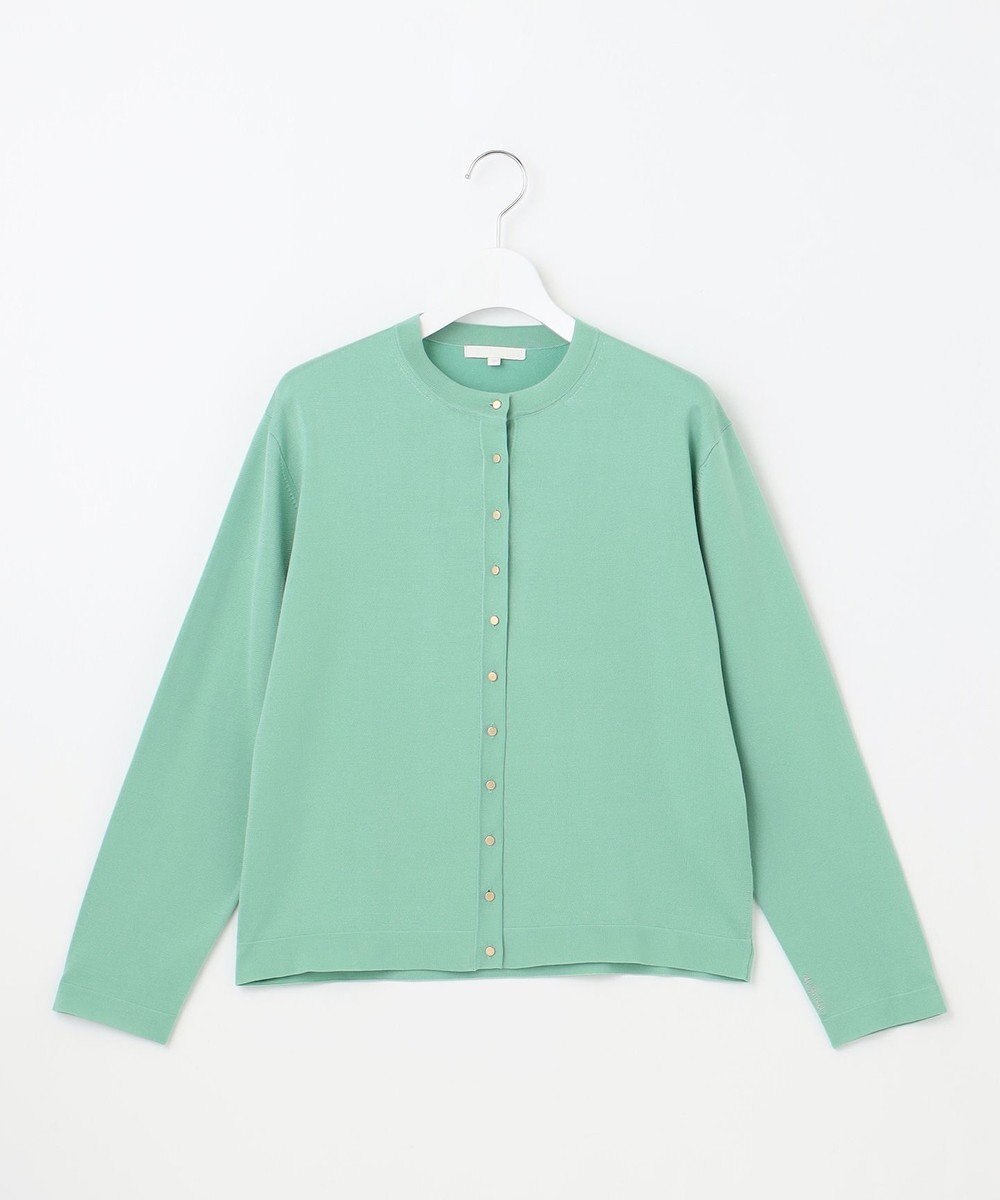 自由区 【アンサンブル対応・洗える】アセテートコットン カーディガン 