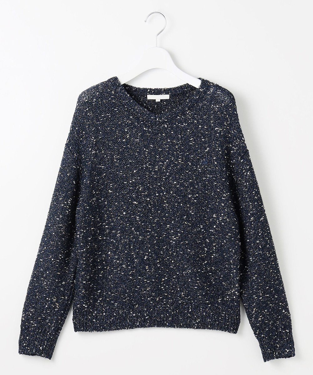 自由区 L ラメノットスパングル ニット 