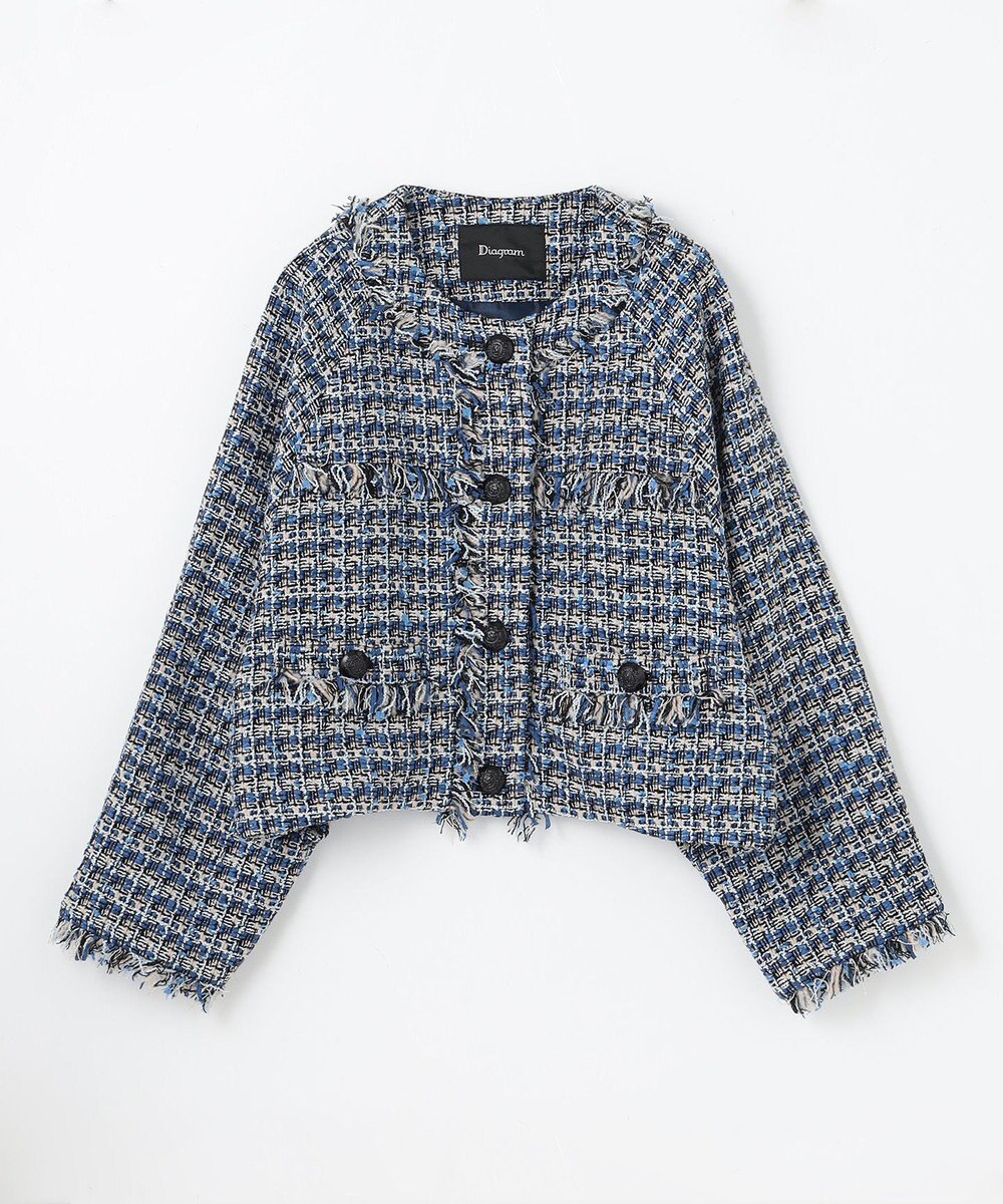 GRACE CONTINENTAL フリンジドルマンジャケット 