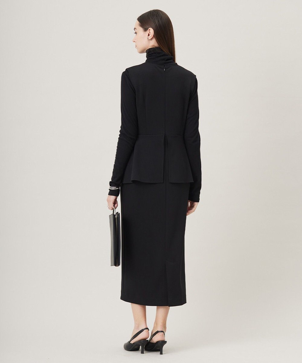 ICB 【洗える】ミリオーネダンボールニット  ジャンパースカートワンピース 