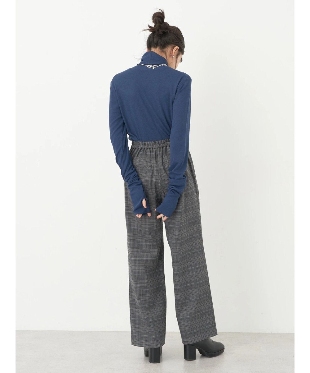 earth music&ecology ＴＲウールブレンドタートルネックプルオーバー 