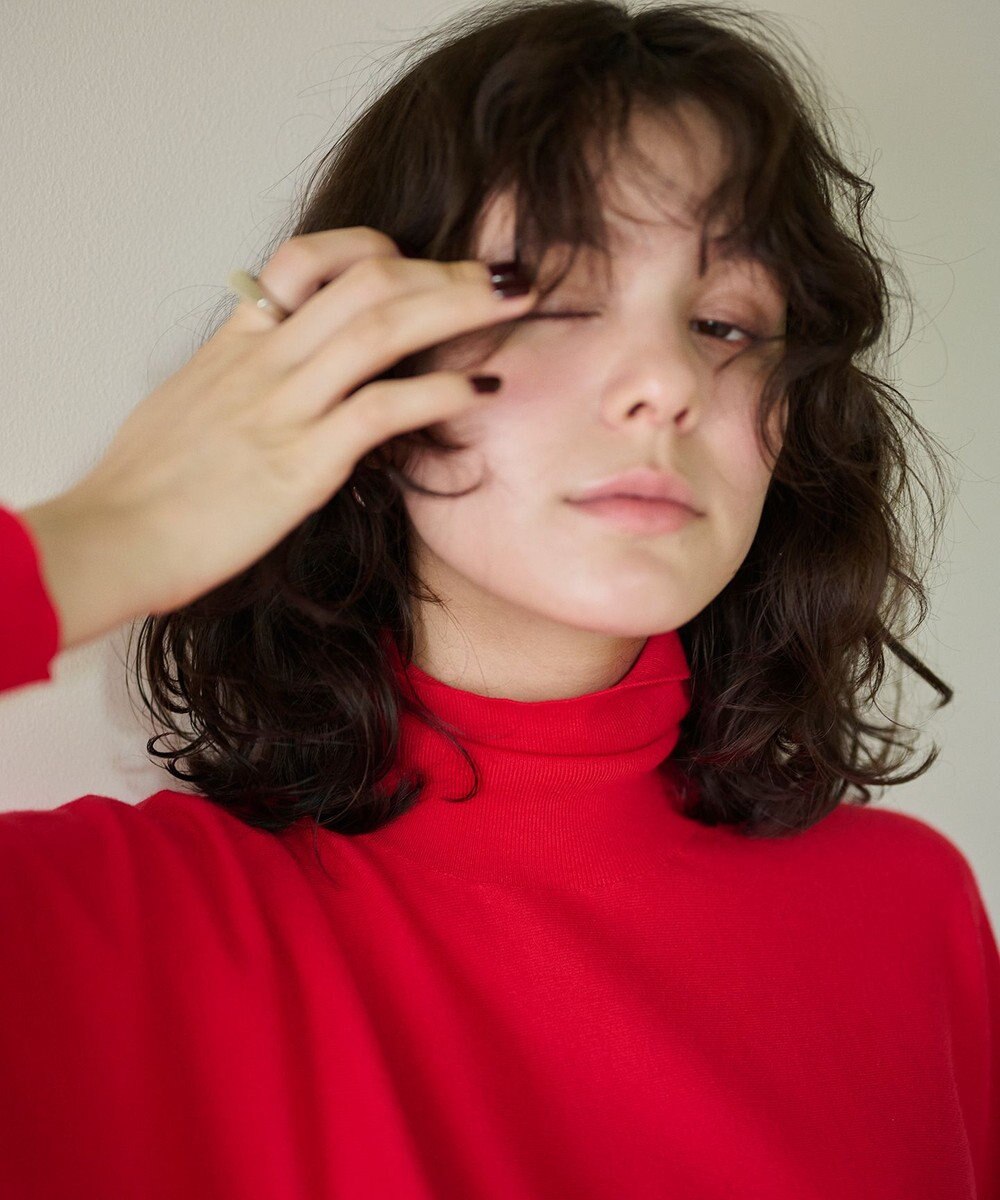 #Newans 【洗える】ペプラムデザインワイドシルエットプルオーバー 