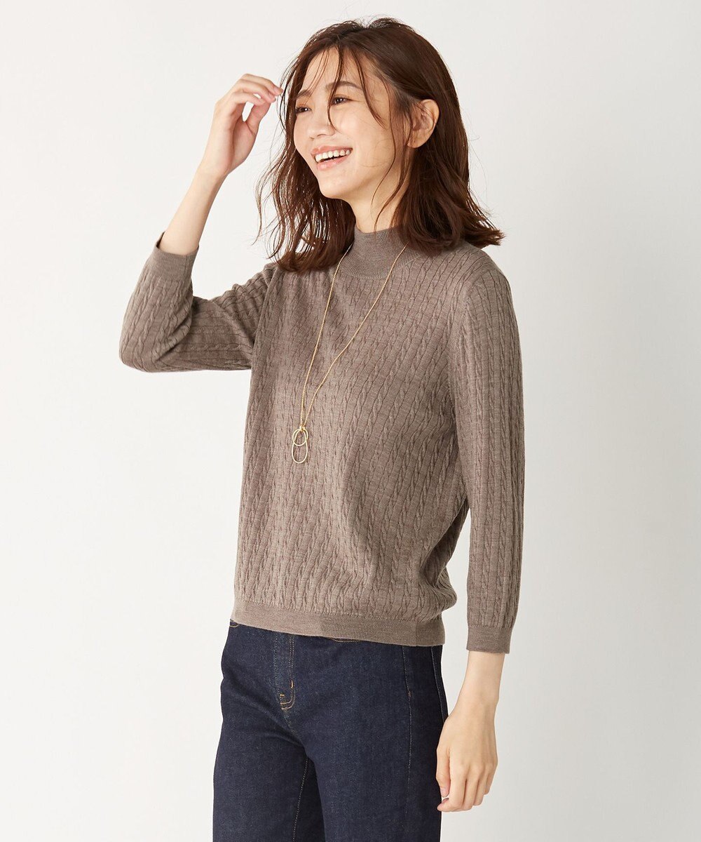 J.PRESS LADIES 【洗える】KNIT BASIC ニット 