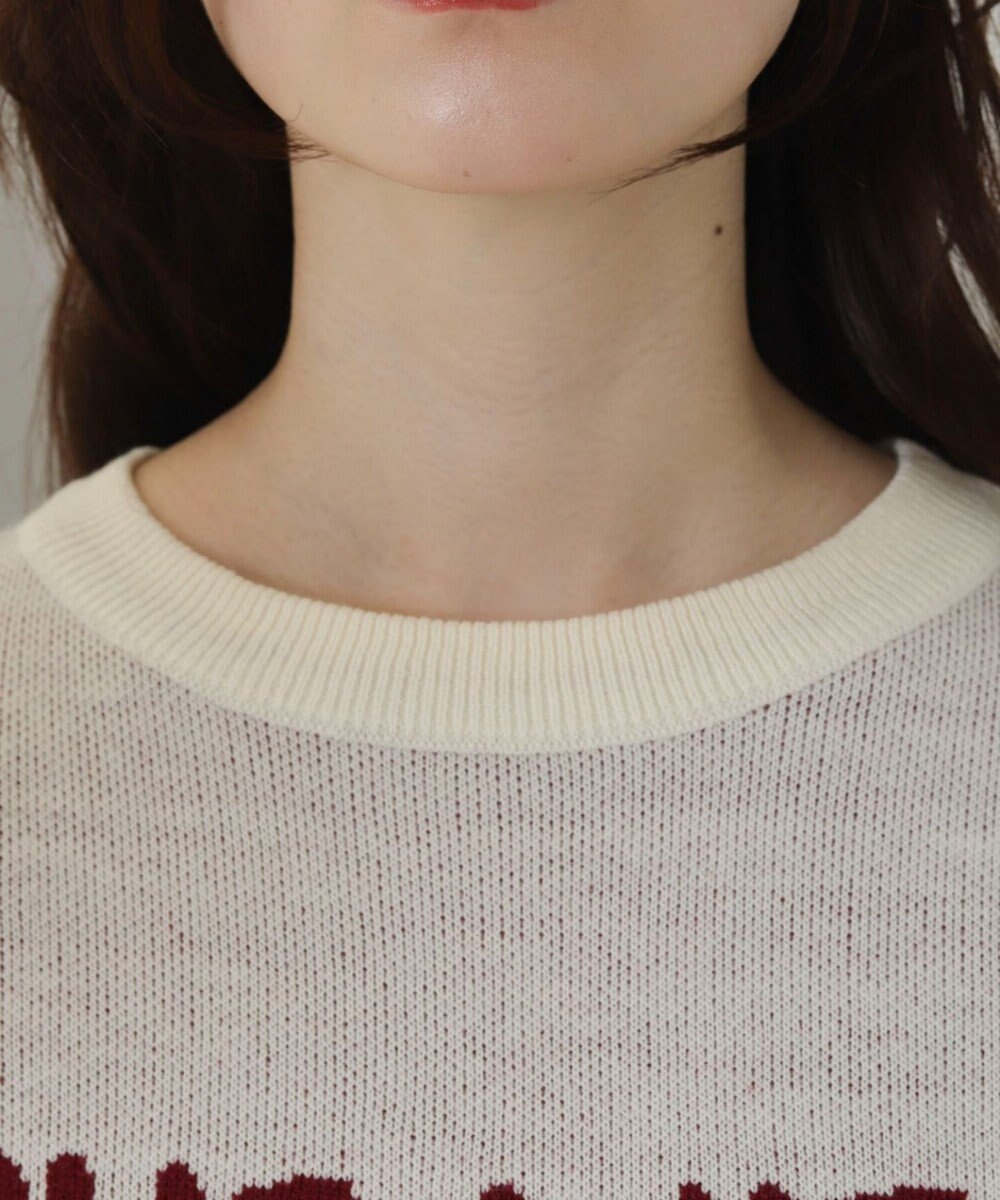 WEGO レタリングニットプルオーバー 